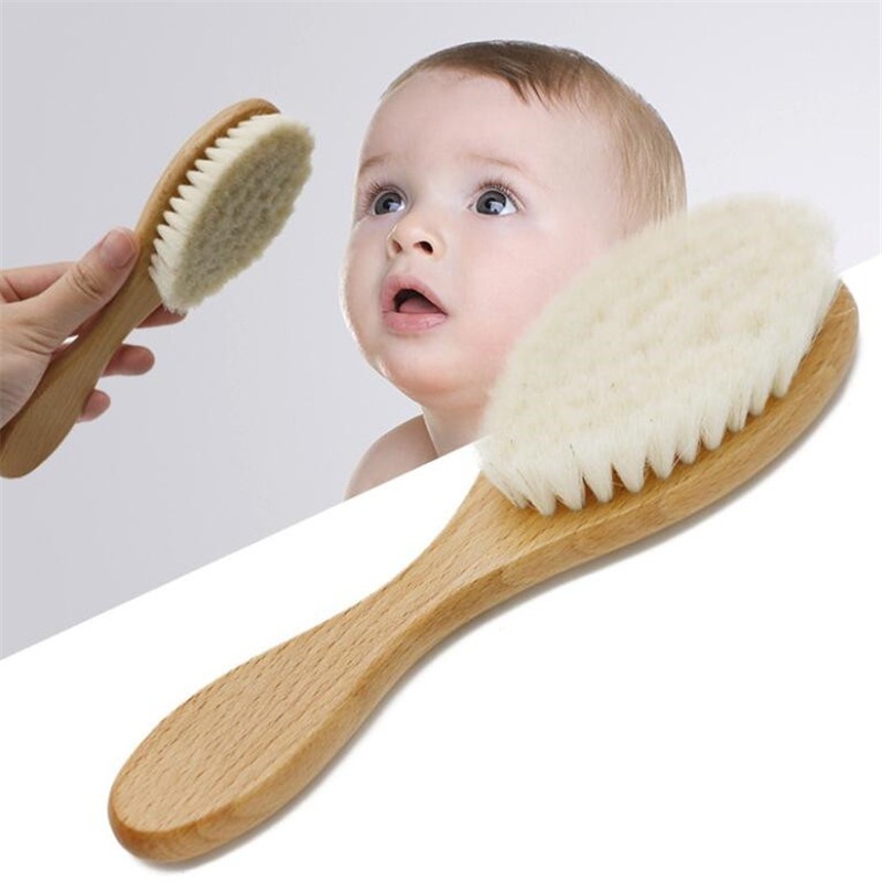 Baby Hair Brush Wooden